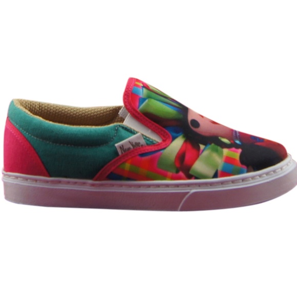 WOMEN'S PRINTED CANVAS SNEAKERS "MONITAS DOLL" - Picture 5 of 6
